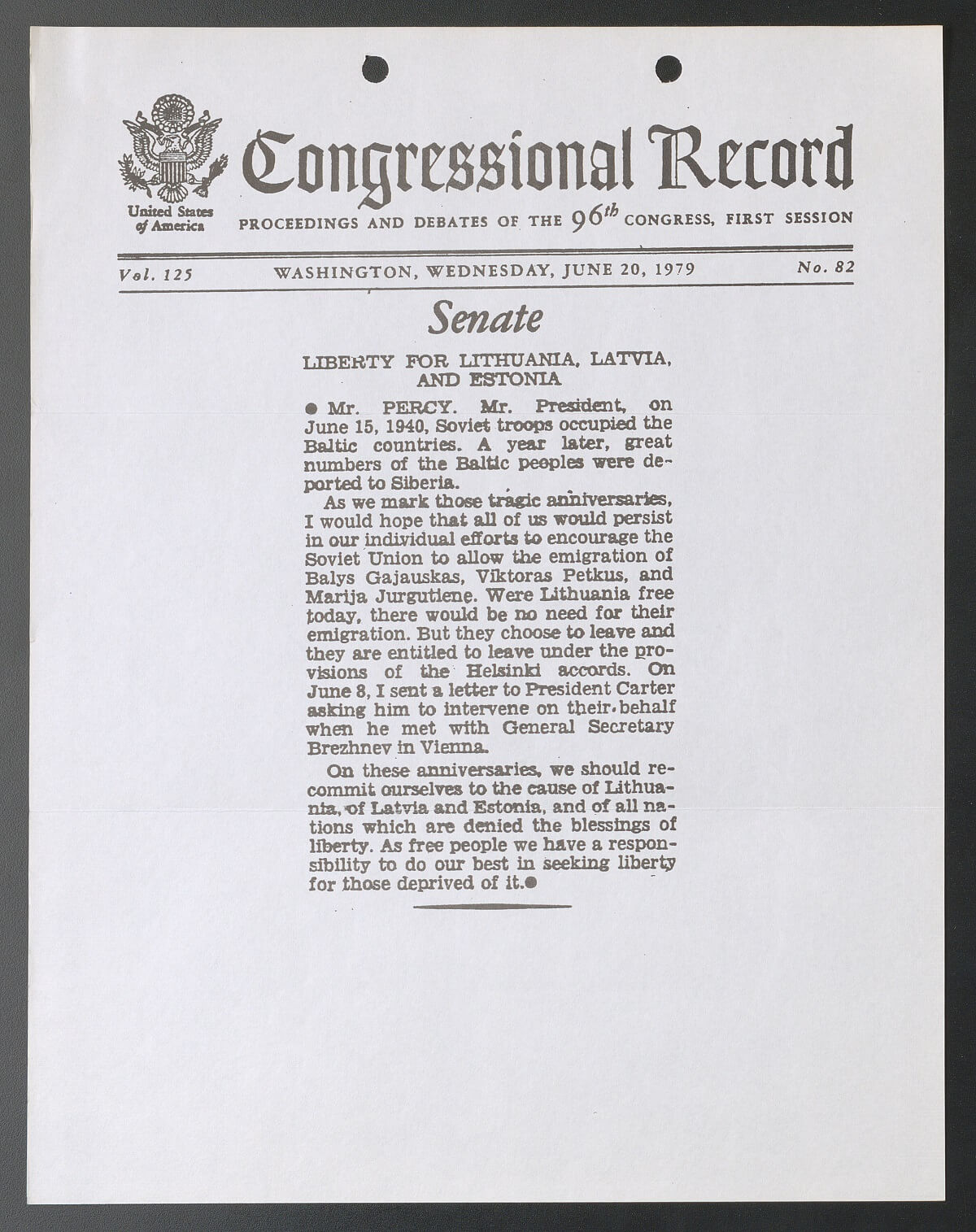 Congressional Record Liberty for Lithuania-Latvia-Estonia 1979.jpg
